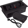 Izoxis Usb Socket Hidden In The Table Top - Double 21446 - (16661-0)