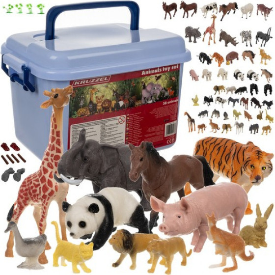 Kruzzel Animals - Figurine Set 24816 - (17983-0)