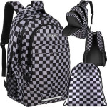 Kruzzel Backpack 30L - Checkerboard 24531 - (17828-0)
