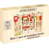 Kruzzel Box + Set Of Wooden Tools 22697 - (17224-0)