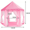 Kruzzel Children's Tent Pink 23869 - (17597-0)