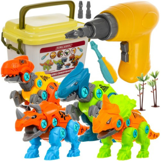 Kruzzel Construction Set - Dinosaurs 24723 - (17974-0)