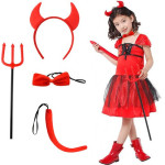 Kruzzel Devil Costume - Set Of 4 S22140 - (16895-0)
