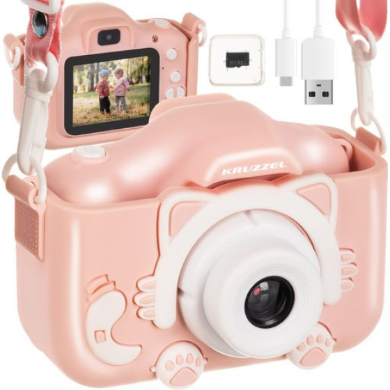 Kruzzel Digital Camera Pink AC22296 - (16889-0)