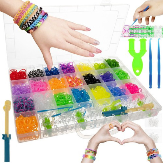 Kruzzel Diy Bracelet Making Rubber Bands 18082 - (16646-0)