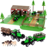 Kruzzel Farm With Animals + 2 Farm Cars 22404 - (17037-0)