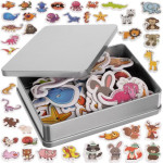 Kruzzel Fridge Magnets - Animals 40 Pcs 22616 - (17291-0)