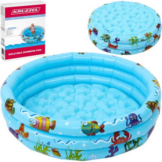 Kruzzel Inflatable Pool For Children - 20932 Paddling Pool - (16659-0)