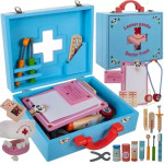 Kruzzel Little Doctor Set - Wooden 19869 - (16258-0)