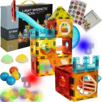 Kruzzel Magnetic Blocks - Track 77pCs 22684 - (17336-0)