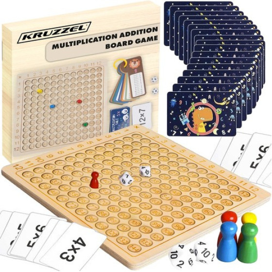 Kruzzel Multiplication Table - Board Game 24639 - (17872-0)