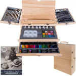 Kruzzel Painting Set In a Case 83 Pcs Maaleo 19179 - (16066-0)