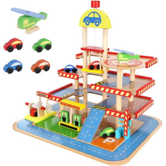 Kruzzel Parking Garage - Wooden 22446 - (16973-0)