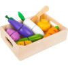 Kruzzel Set Of Fruits Vegetables Wooden Cutting Board Z23543 - (17567-0)