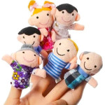 Kruzzel Set Of Puppets - 6 pcs. 22391 - (17710-0)