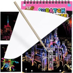 Kruzzel Set Of Scratch Cards + Wooden Stylus 22449 - (16971-0)