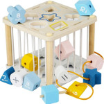 Kruzzel Sorter - Wooden Sensory Cube 22885 - (17249-0)