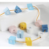 Kruzzel Sorter - Wooden Sensory Cube 22885 - (17249-0)