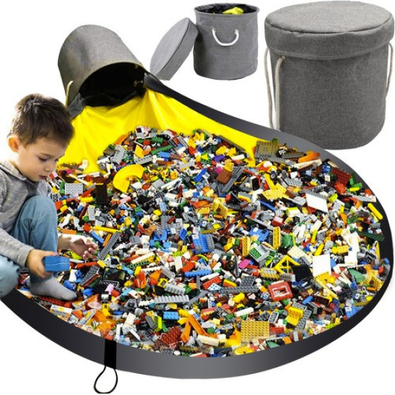 Kruzzel Toy/Block Basket With Mat 19556 - (16155-0)
