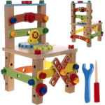 Kruzzel Wooden Assembly Chair 22506 - (16992-0)