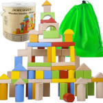 Kruzzel Wooden Blocks - 100pCs 22666 - (17220-0)