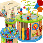 Kruzzel Wooden Educational Cube 24670 - (17945-0)