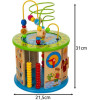 Kruzzel Wooden Educational Cube 24670 - (17945-0)