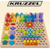 Kruzzel Wooden Puzzle - Beads DU17252 - (15554-0)