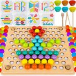 Kruzzel Wooden Puzzle Beads 22403 - (17371-0)