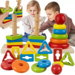 Kruzzel Wooden Puzzle Sorter 19870 - (16210-0)