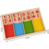 Kruzzel Wooden Sticks For Learning To Count 22447 - (17038-0)