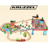 Kruzzel Wooden Train - Battery Operated Train - (14069-0)