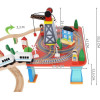 Kruzzel Wooden Train - Battery Operated Train - (14069-0)
