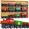Kruzzel Wooden Train Set 12 Pcs 23522 - (17389-0)
