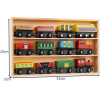 Kruzzel Wooden Train Set 12 Pcs 23522 - (17389-0)