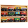 Kruzzel Wooden Train Set 12 Pcs 23522 - (17389-0)