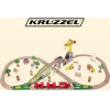 Kruzzel Wooden Train Track 22495 - (17009-0)