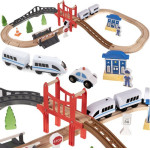 Kruzzel Wooden Train Track 22646 - (17251-0)