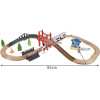 Kruzzel Wooden Train Track 22646 - (17251-0)