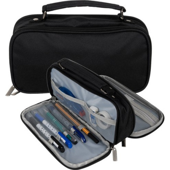Maaleo Double Extendable Pencil Case - Black 24516 - (17811-0)