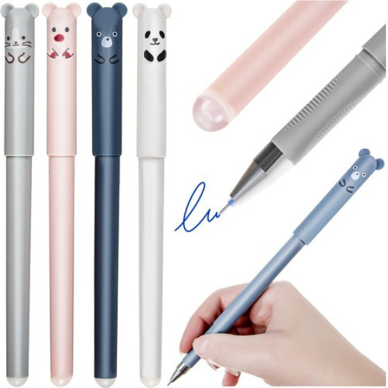 Maaleo Erasable Pen - Animals 4 pcs. - (15958-0)