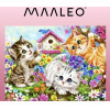 Maaleo Painting By Numbers 40x50cm - Cats 22781 - (17064-0)