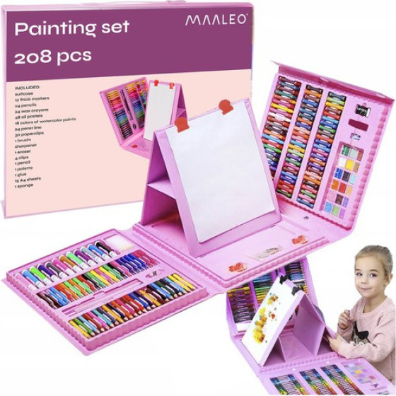 Maaleo Painting Set 208 Pcs In a Case - (15446-0)