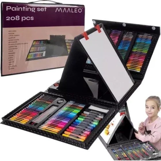 Maaleo Painting Set In a Suitcase - 208pCs 21645 - (16604-0)