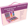 Maaleo Painting Set In a Suitcase 168 Pcs Pink - (13947-0)