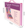 Maaleo Painting Set In a Suitcase 168 Pcs Pink - (13947-0)