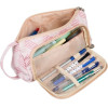 Maaleo School Pencil Case Two-Compartment Folding Pouch Double Pink For Children - (17807-0)
