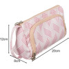 Maaleo School Pencil Case Two-Compartment Folding Pouch Double Pink For Children - (17807-0)