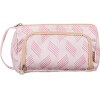 Maaleo School Pencil Case Two-Compartment Folding Pouch Double Pink For Children - (17807-0)