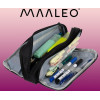 Maaleo Triple Foldable Pencil Case - Black 24476 - (17800-0)